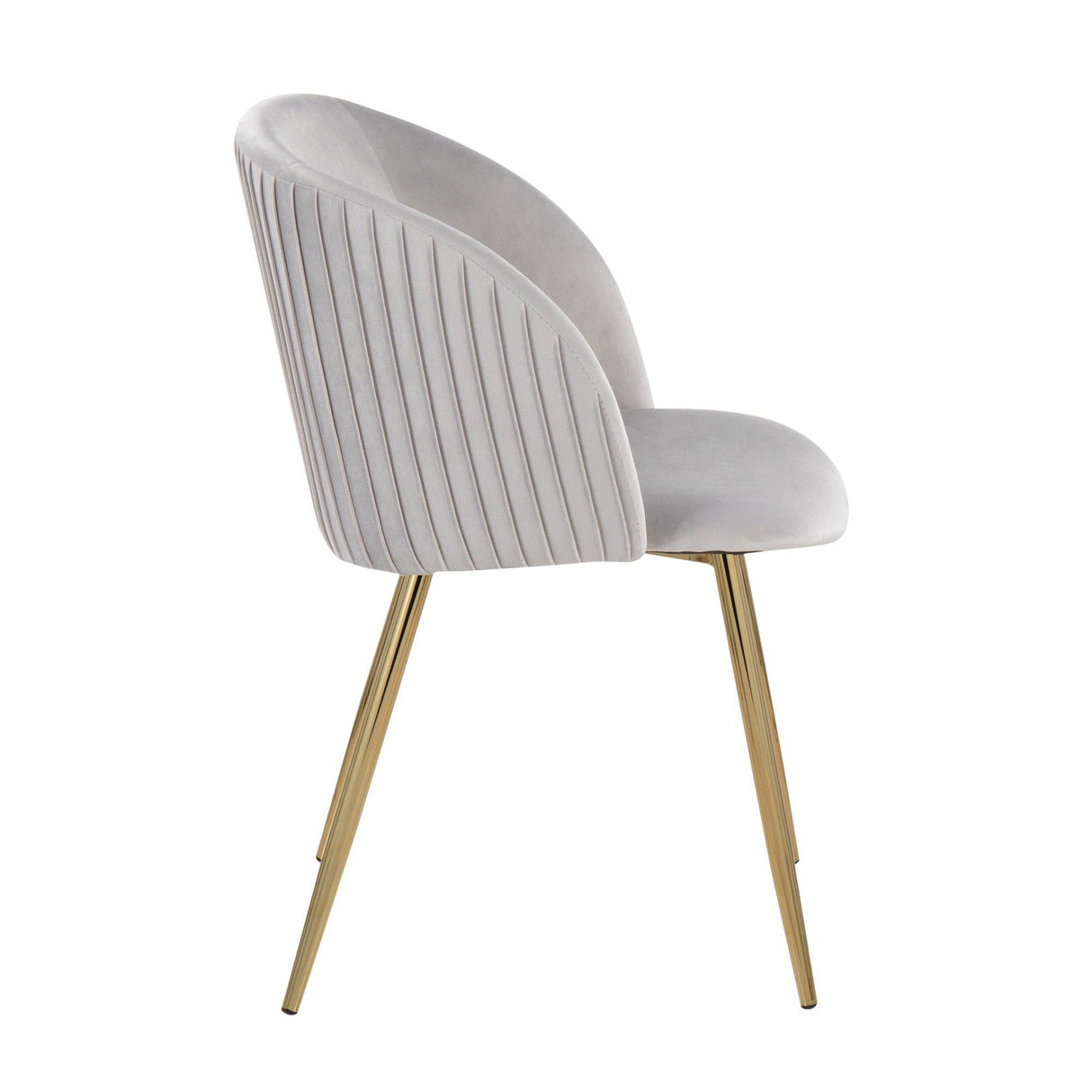 Luna - Pleated Contemporary Chair (Set of 2)