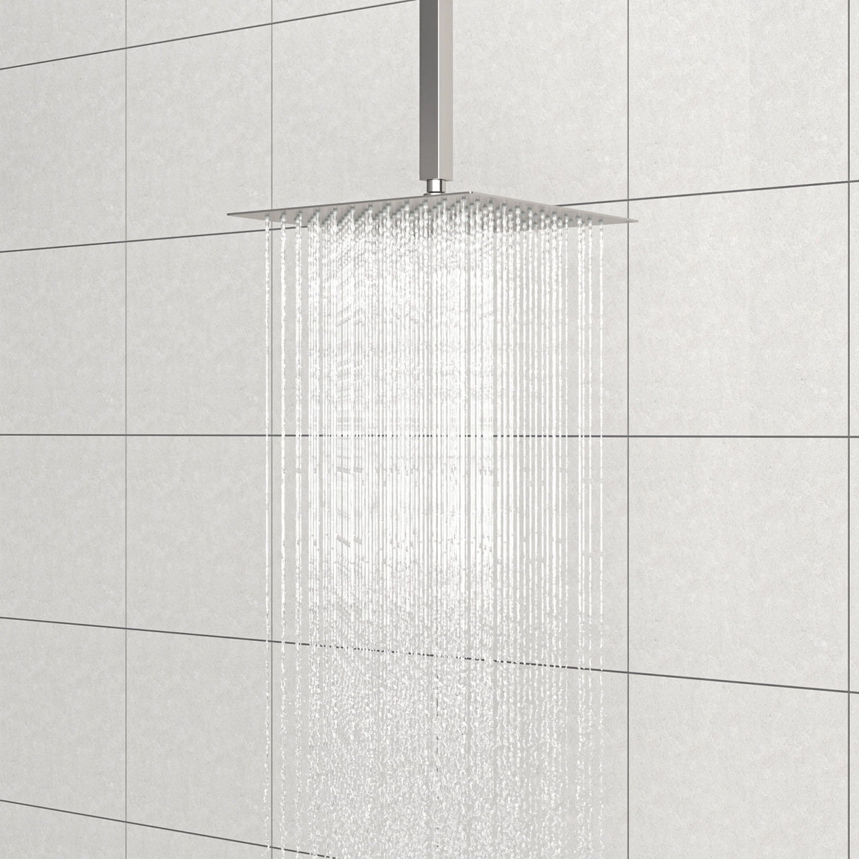 Premium 8" Ceiling Mounted Shower Arm With Flange