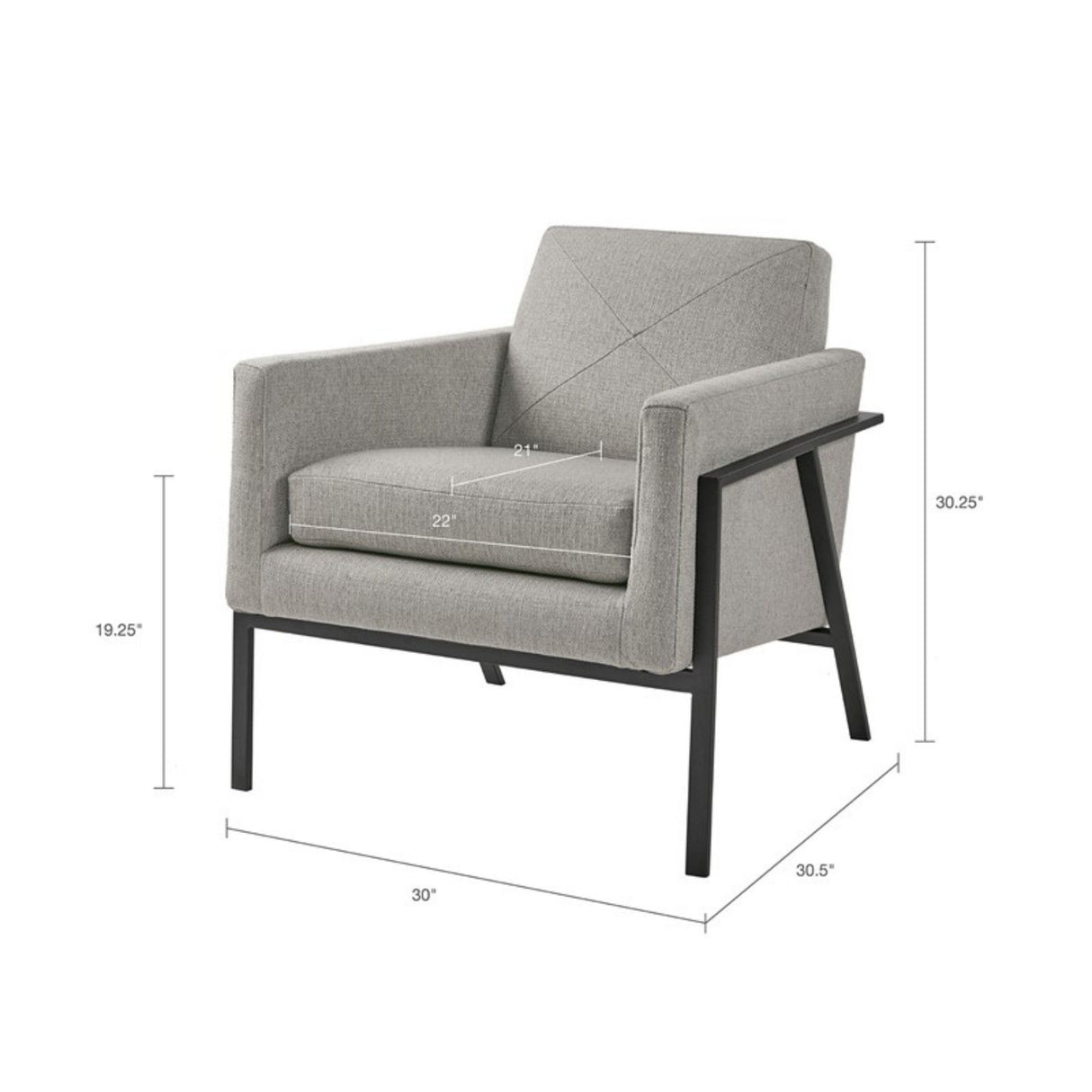 Brayden - Accent Chair - Gray