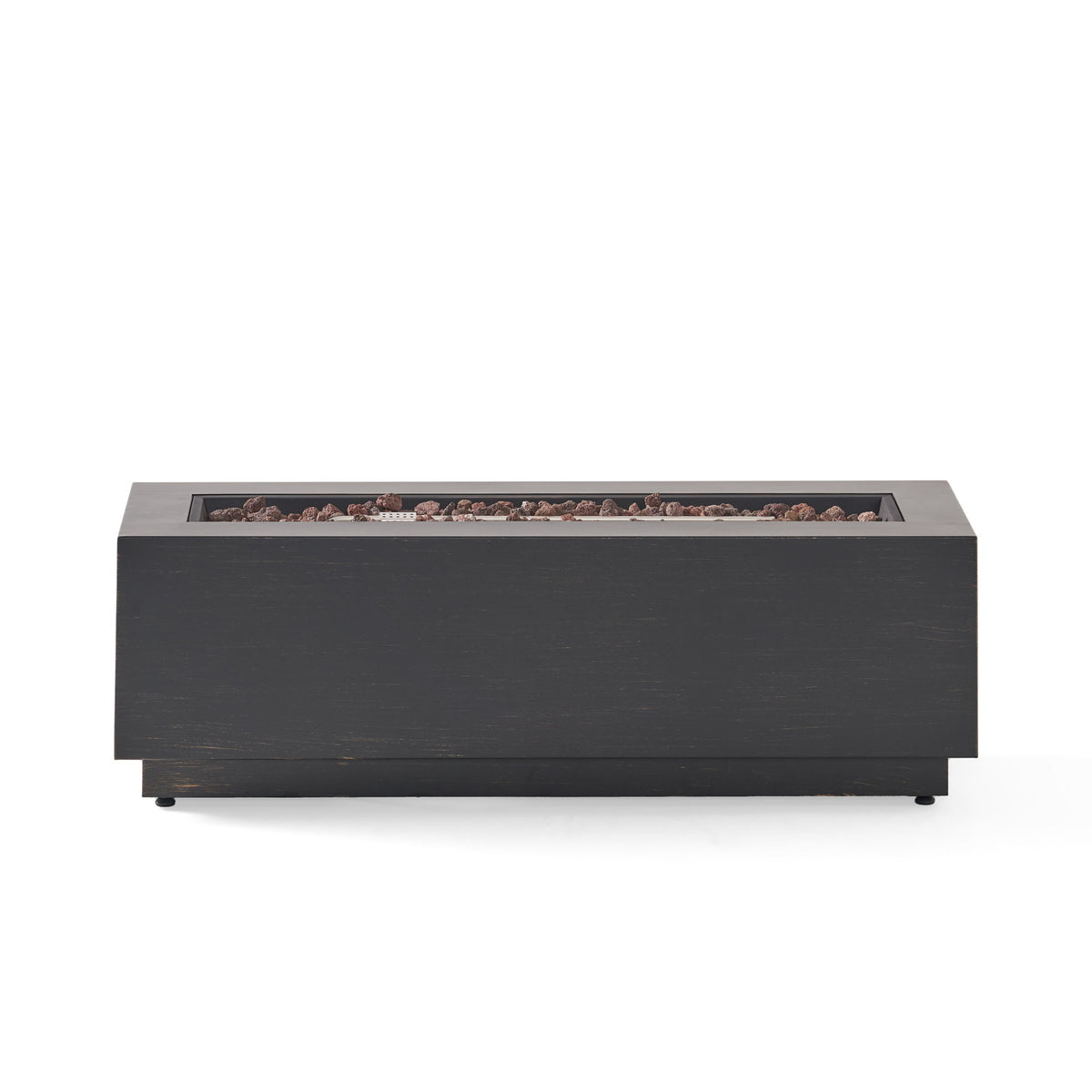 Modern Rectangular Iron Fire Pit 50, 000 Btu