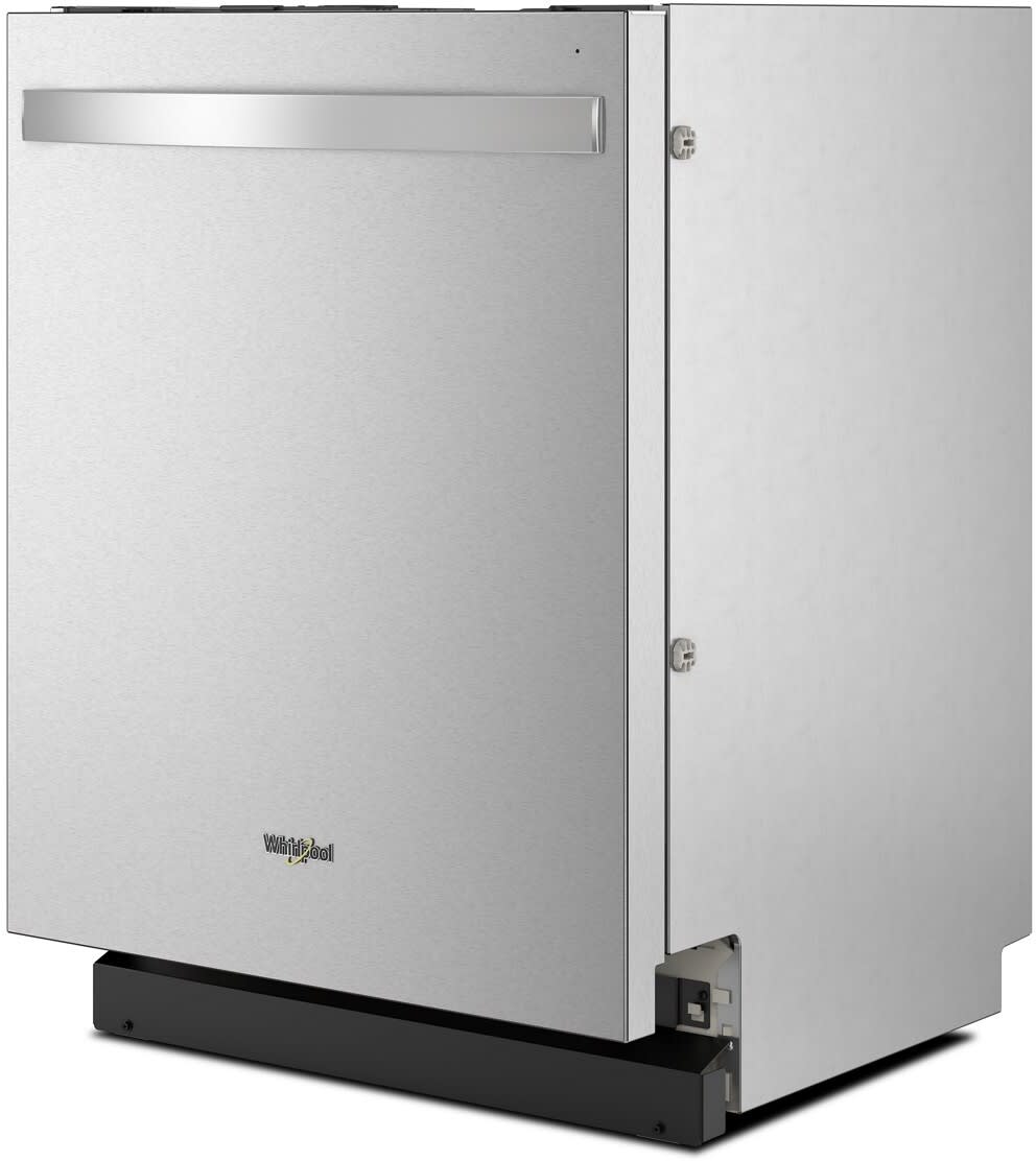 Whirlpool WDT550SAPZ stainless dishwasher side view