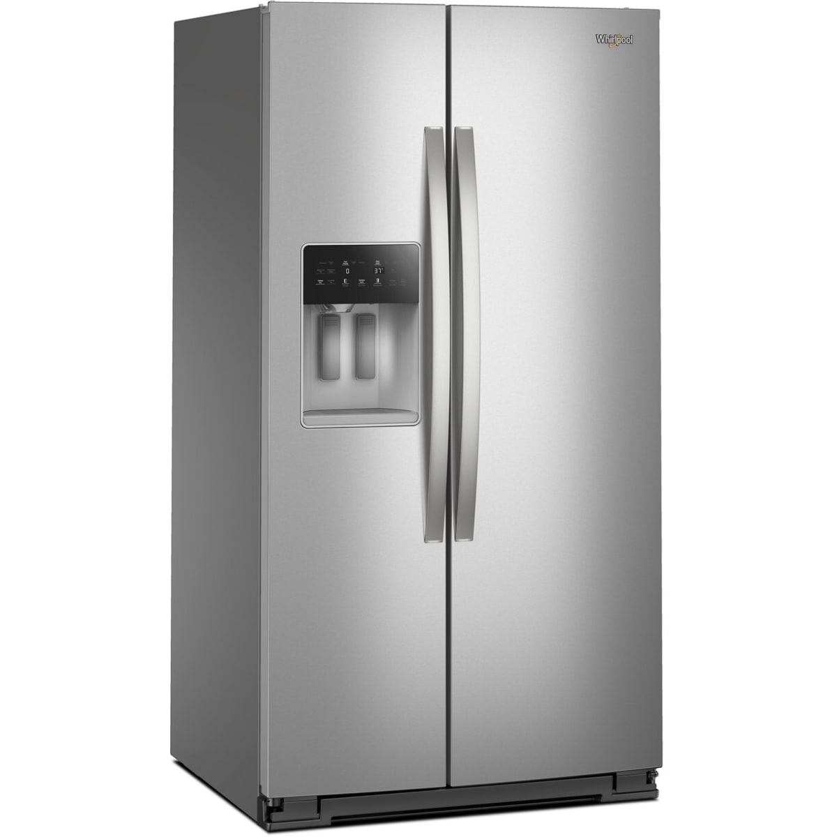 Whirlpool WRSF6536RZ 36" 28 cu. ft. Freestanding Side-by-Side Refrigerator in Stainless Steel
