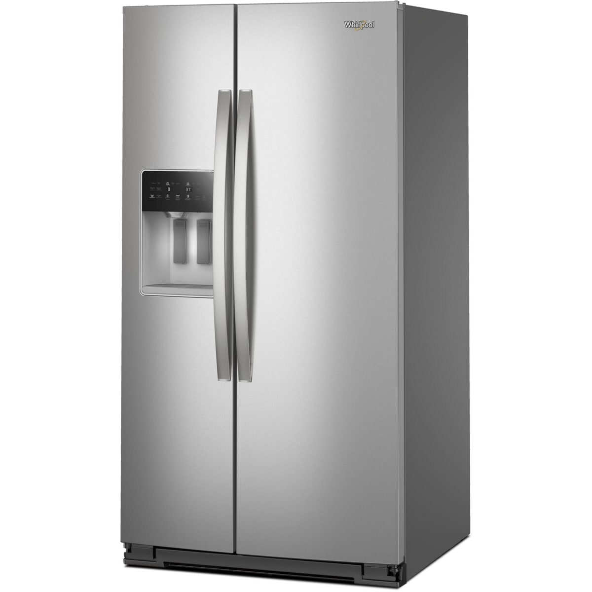 Whirlpool WRSF6536RZ 36 in. Side-by-Side Refrigerator, 28 cu. ft. - alternate angle view | Varouj Appliances