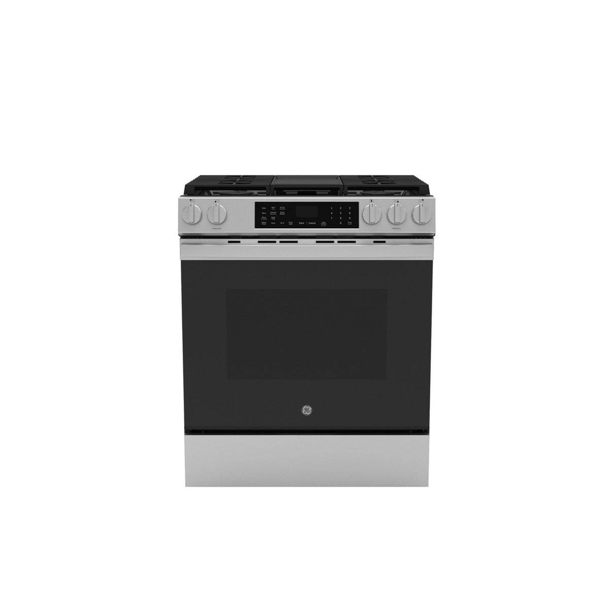 GE 30" Slide-In Front-Control Convection Gas Range with Air Fry – Stainless Steel (GGS600AVFS)