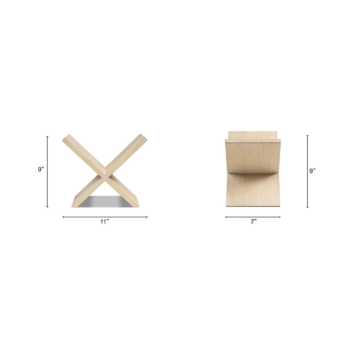 Otto - X Shaped Display Shelf