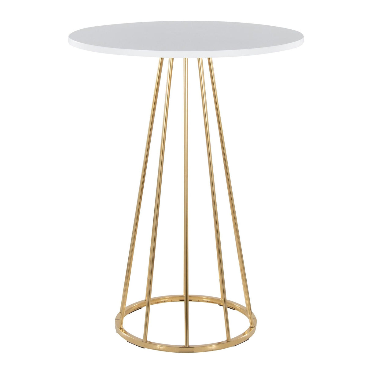 Canary - Counter Table - Gold Metal