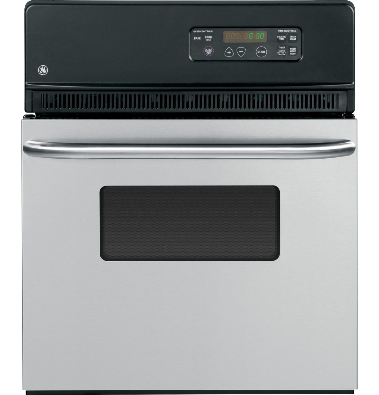 GE JRS06SKSS - 24" 2.7 cu.ft. Electric Single Standard Clean Wall Oven - Stainless Steel