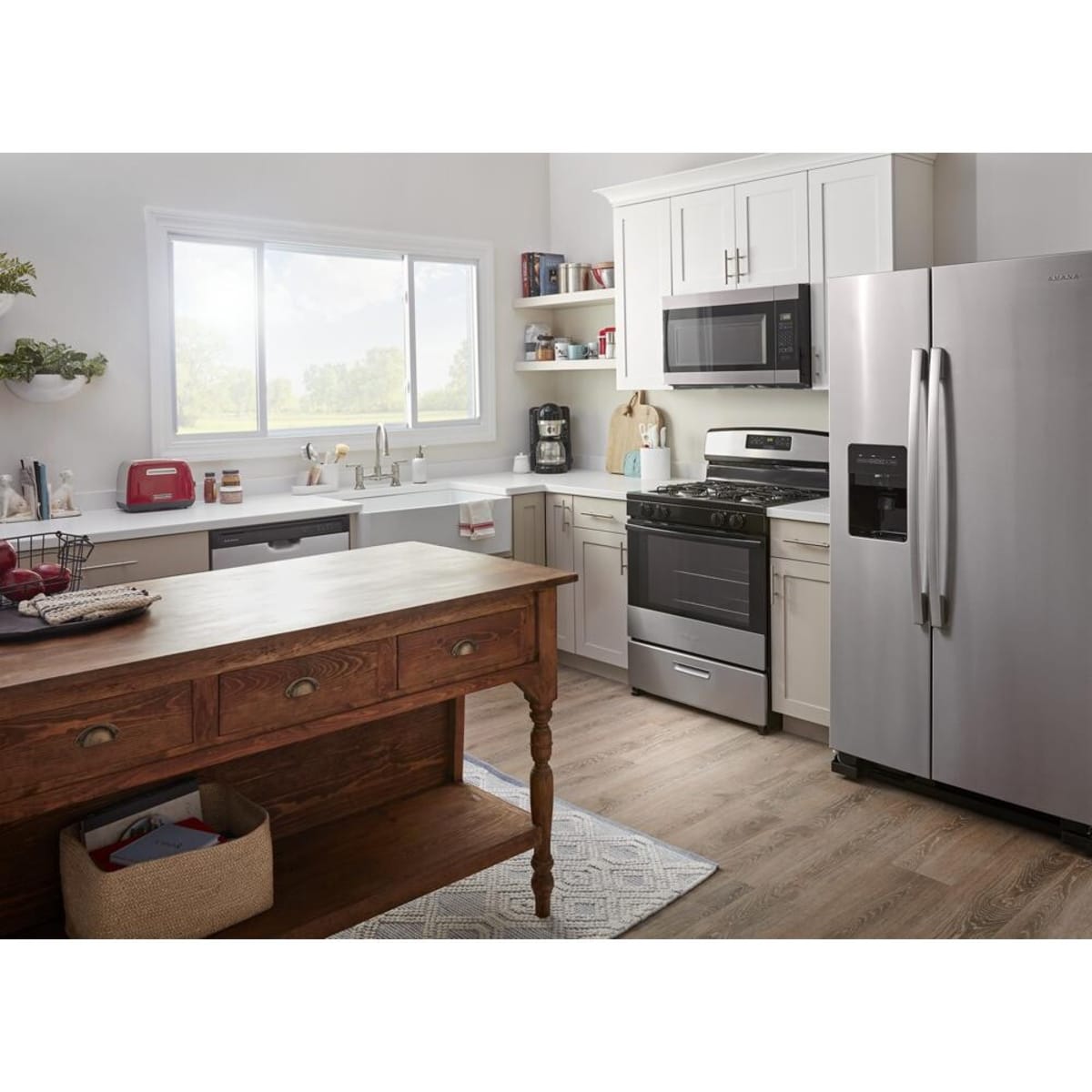 Amana AGR6303MMS 30" 5.1 cu. ft. Freestanding Gas Range in Stainless Steel