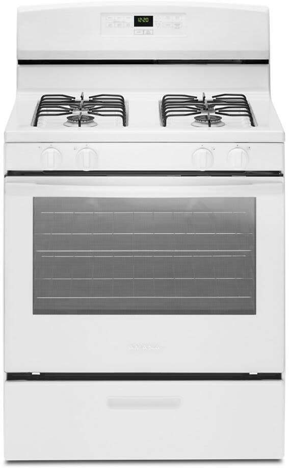 Amana AGR6303MMW white gas range