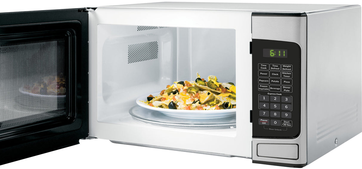GCST11X1WSS GE 1.1 cu ft Countertop Microwave Stainless - view 2