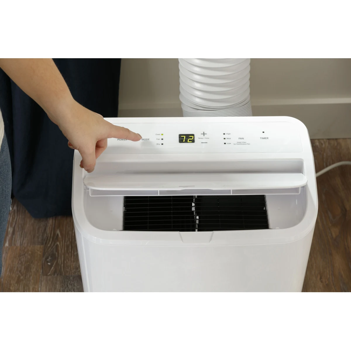 10 Pack - GE(R) 10,000 BTU Portable Air Conditioner for Medium Rooms up to 350 sq ft. (7,200 BTU SACC) - (APCA10YBMW)