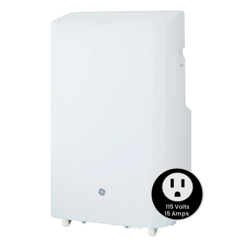 GE(R) 10,000 BTU Portable Air Conditioner for Medium Rooms up to 350 sq ft. (7,200 BTU SACC) - (APCA10YBMW)