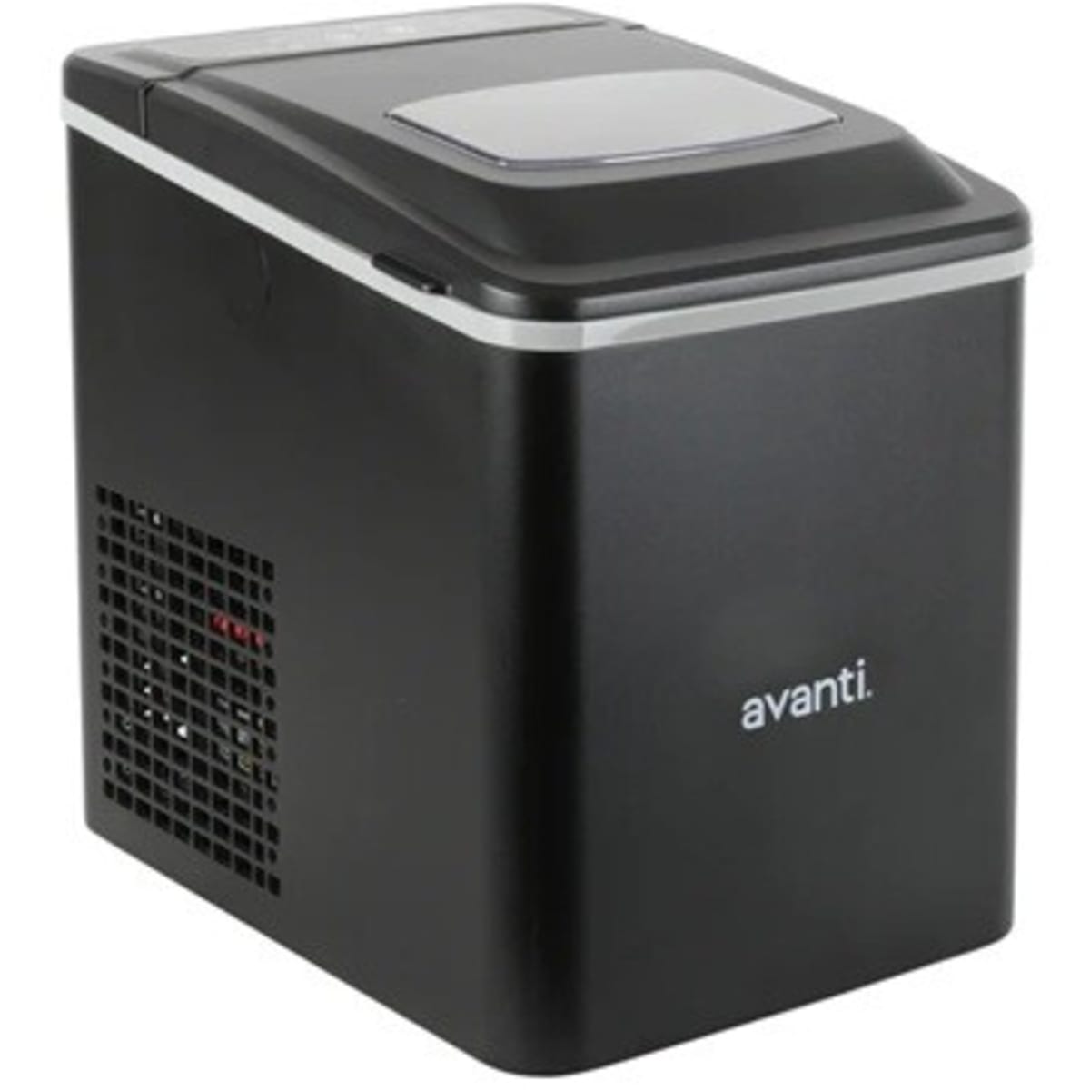Avanti AVIM2625BK 9" Countertop Ice Maker 2 lbs. Storage Capacity 26 lbs. Daily Production in Black