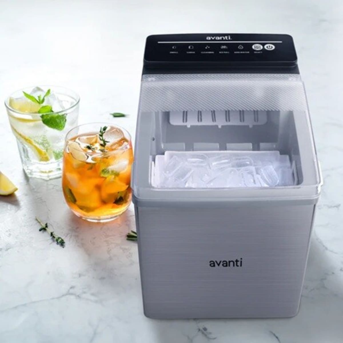 Avanti AVIM333SIS 10" Countertop Ice Maker 2.3 lbs. Storage Capacity 33 lbs. Daily Production in Stainless Steel