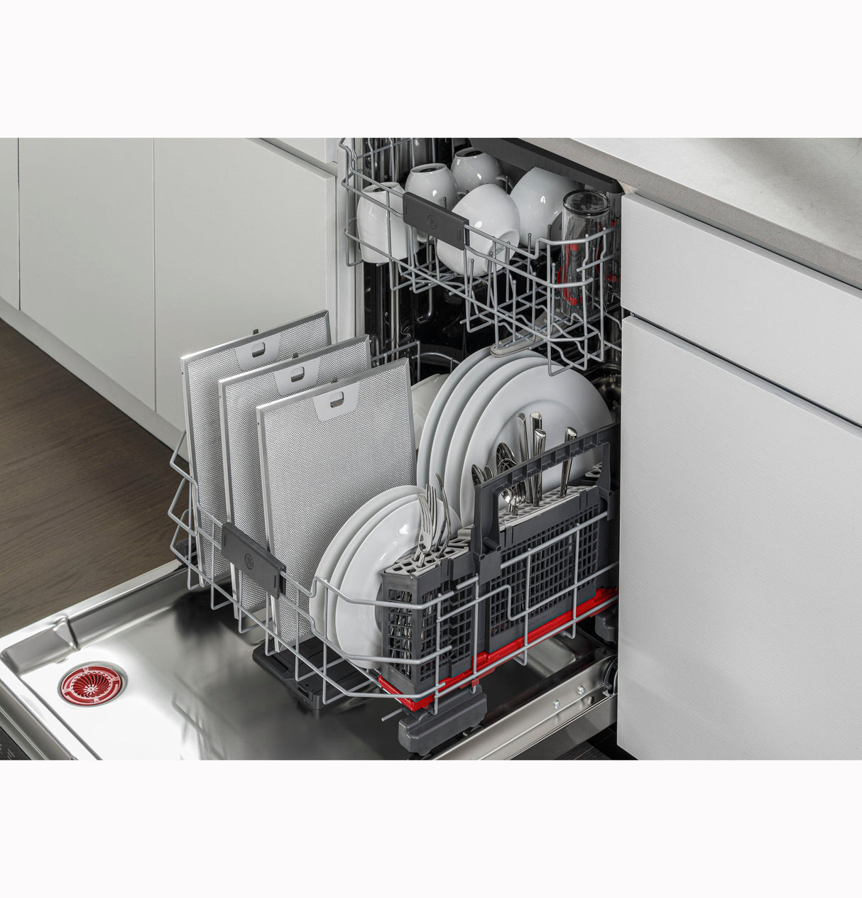 GE UVW8304SPSS 30" Designer Wall Mount Hood w/ Dimmable LED Lighting - Stainless Steel