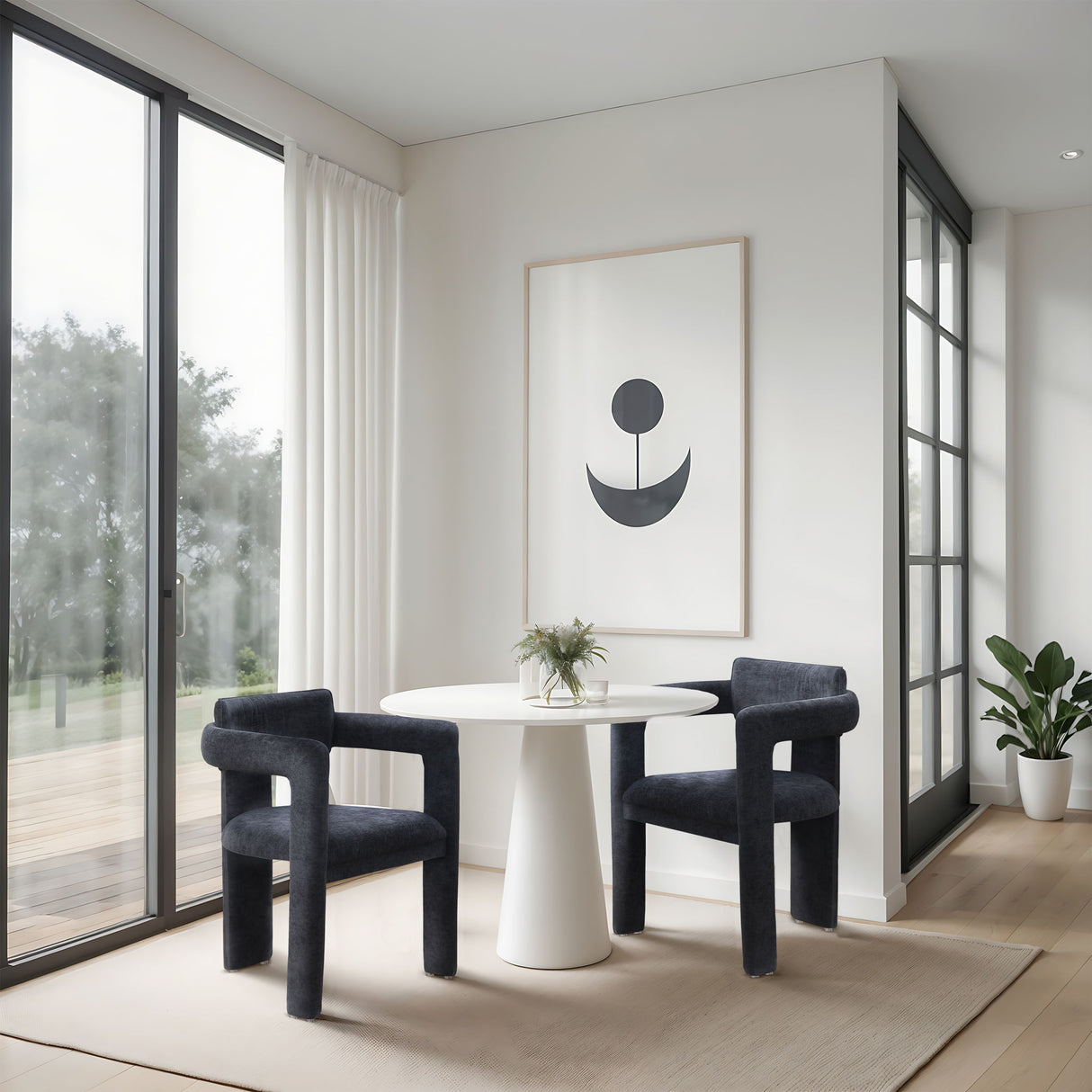 Brenda - Chenille Dining Chair (Set of 2)