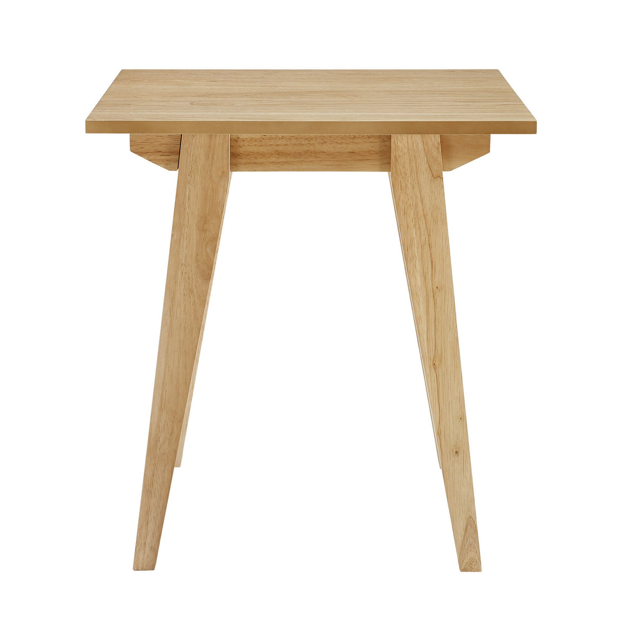 Sleek Minimal Solid Wood Side Table