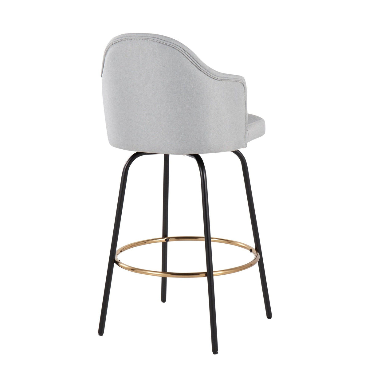 Ahoy - Fixed - Height Counter Stool - Black Metal Legs