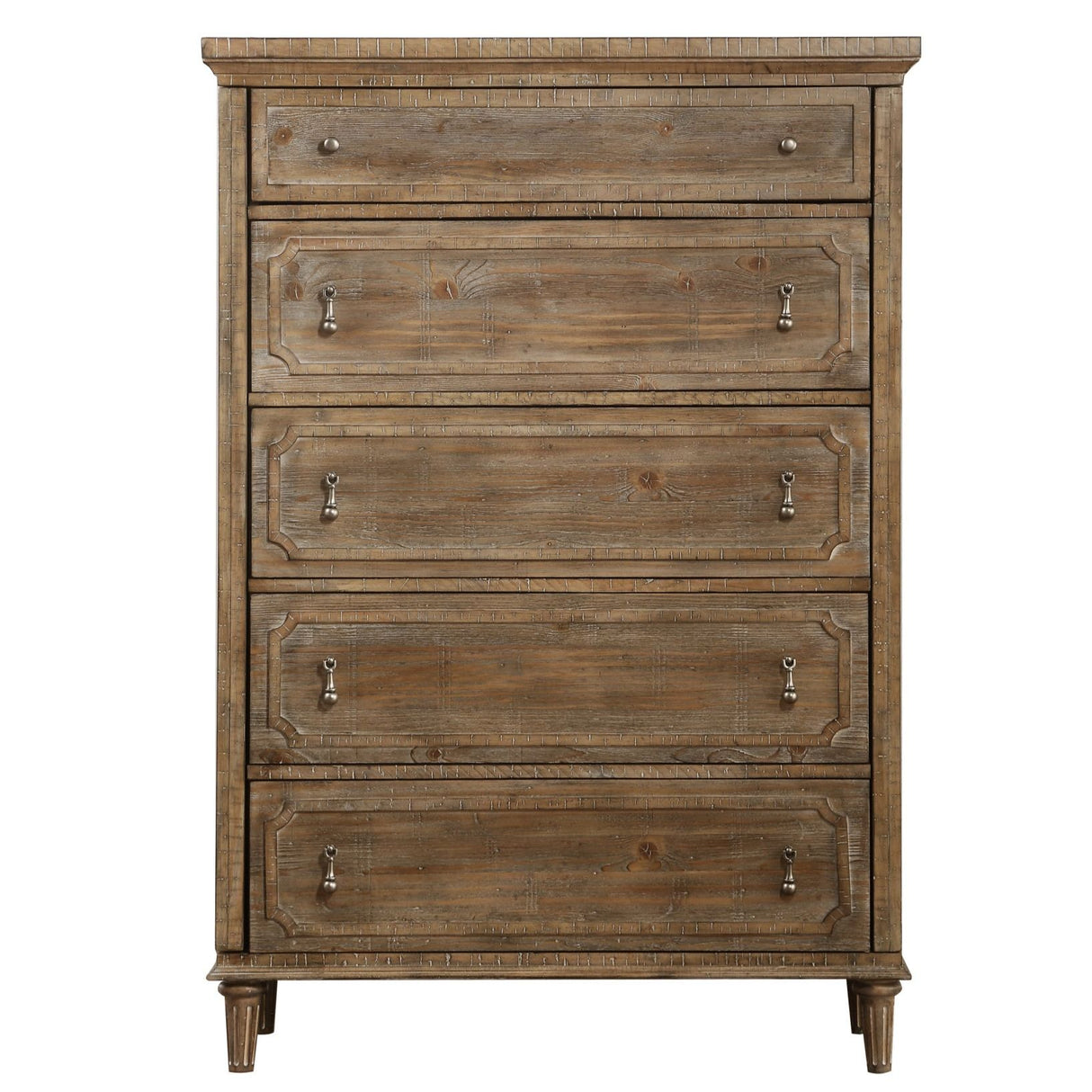 5 Drawer Chest With Construction - Taupe