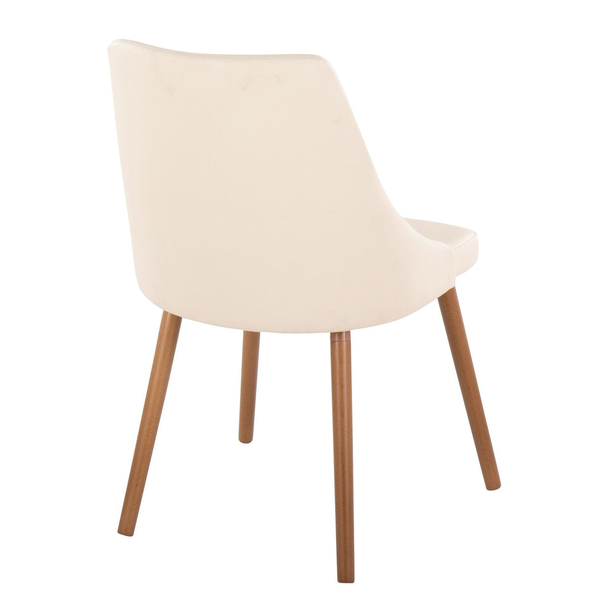 Giovanni - Chair (Set of 2) - Walnut And Cream