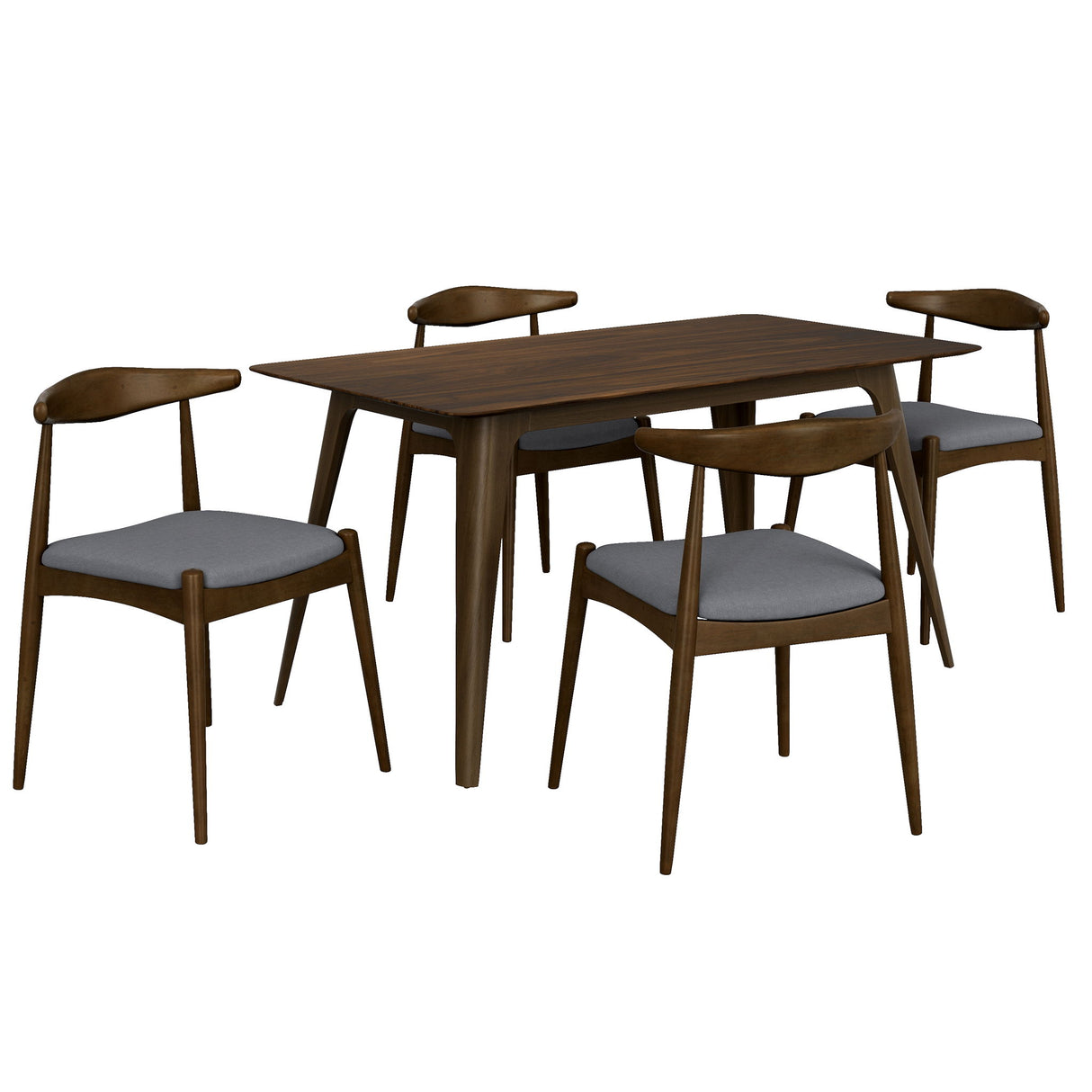 Retro Elegant 5 Piece Dining Set