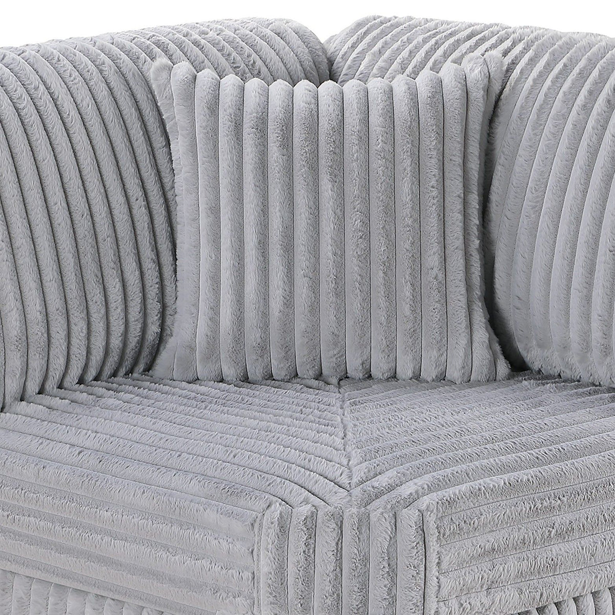Corner Wedge Chair With Pillow, Living Room Furniture