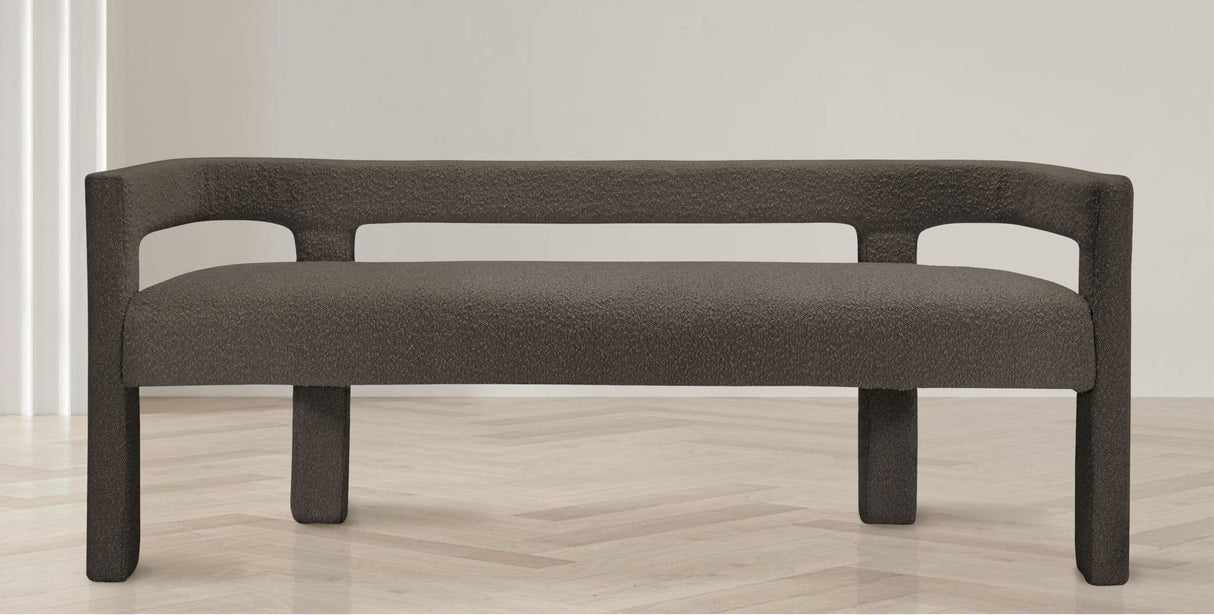 Athena - Boucle Fabric Bench