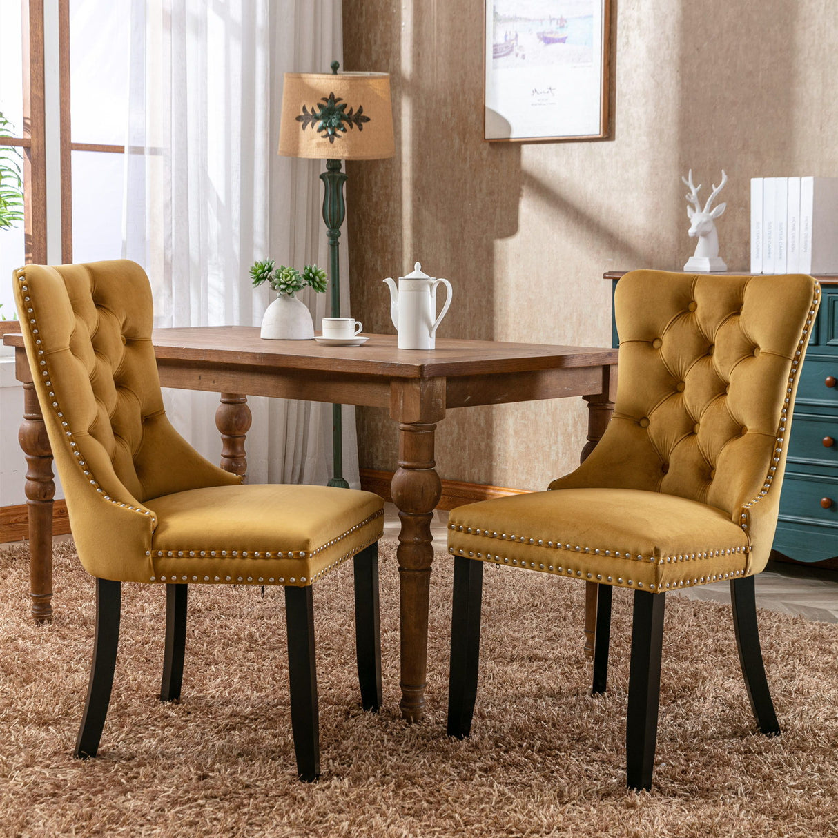 Nikki - High-End Tufted Dining Chair (Set of 2)