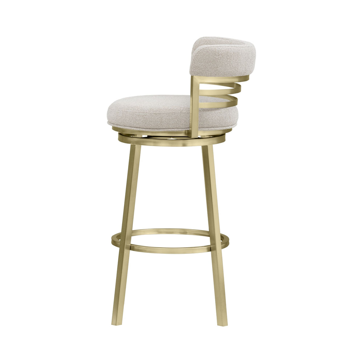 Santorini - Barstool With Fabric Seat