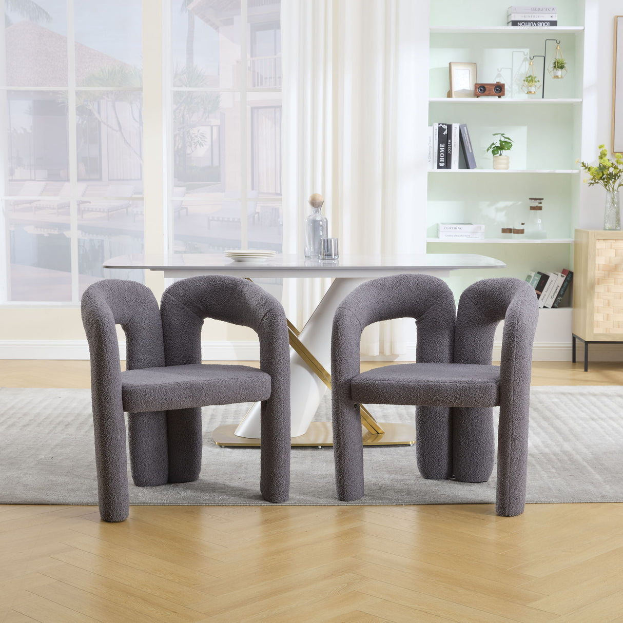 Coolmore Contemporary Designed Accent / Dining Chair With Armrests