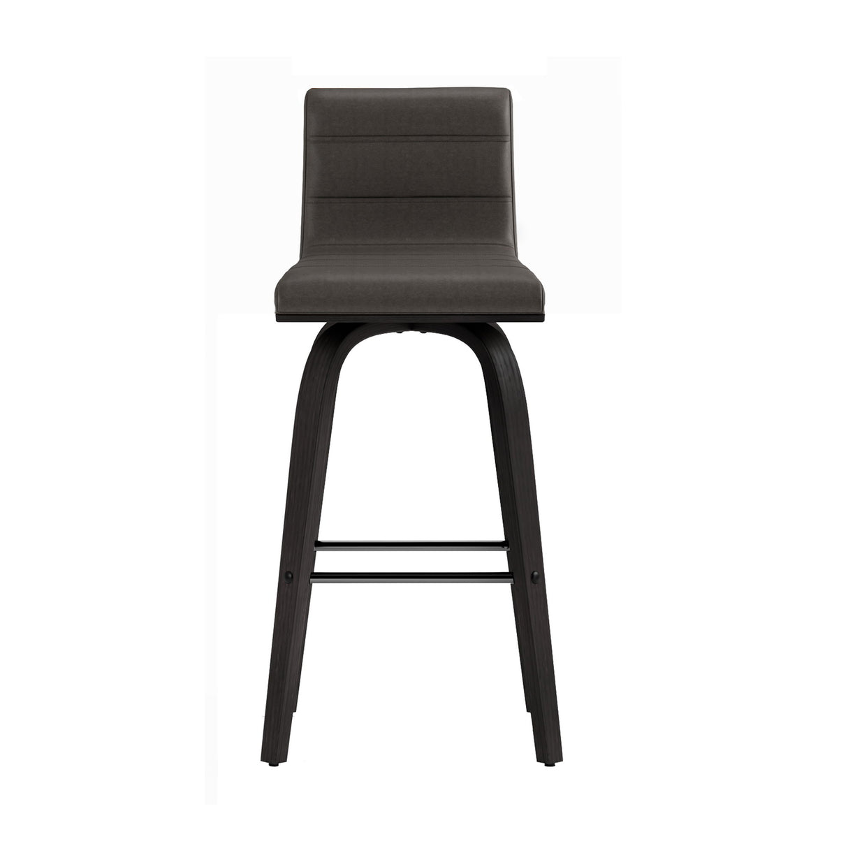 Vienna - 26" Swivel Counter Stool - Black Wood