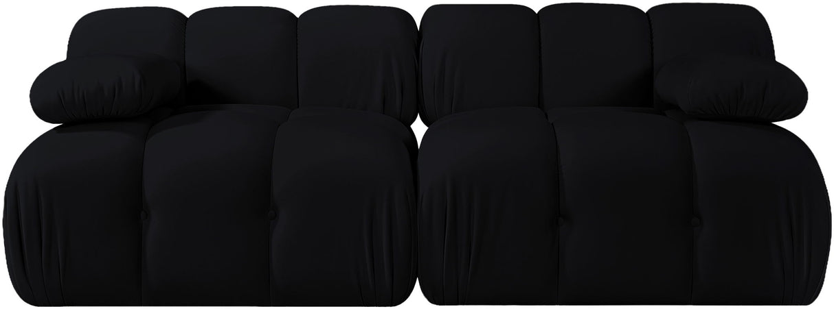 Orin - Velvet Performance Fabric Upholstered 2 Piece Modular Sofa
