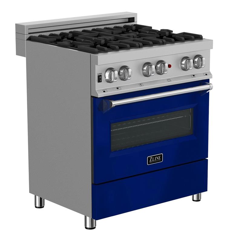 ZLINE RASBG30 Dual Fuel Range in DuraSnow Stainless Steel - image 1