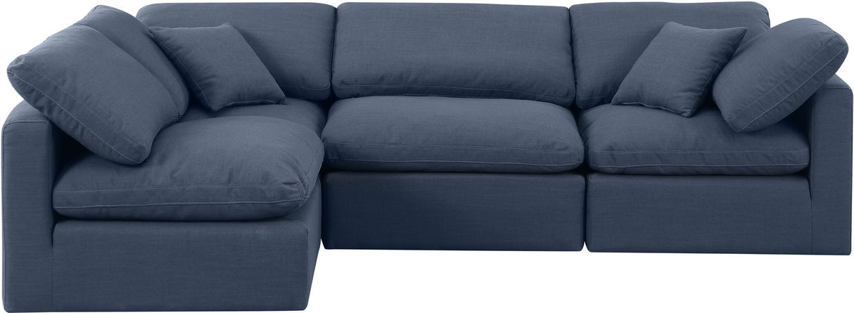 Indulge - Linen 4 Piece Modular Sectional