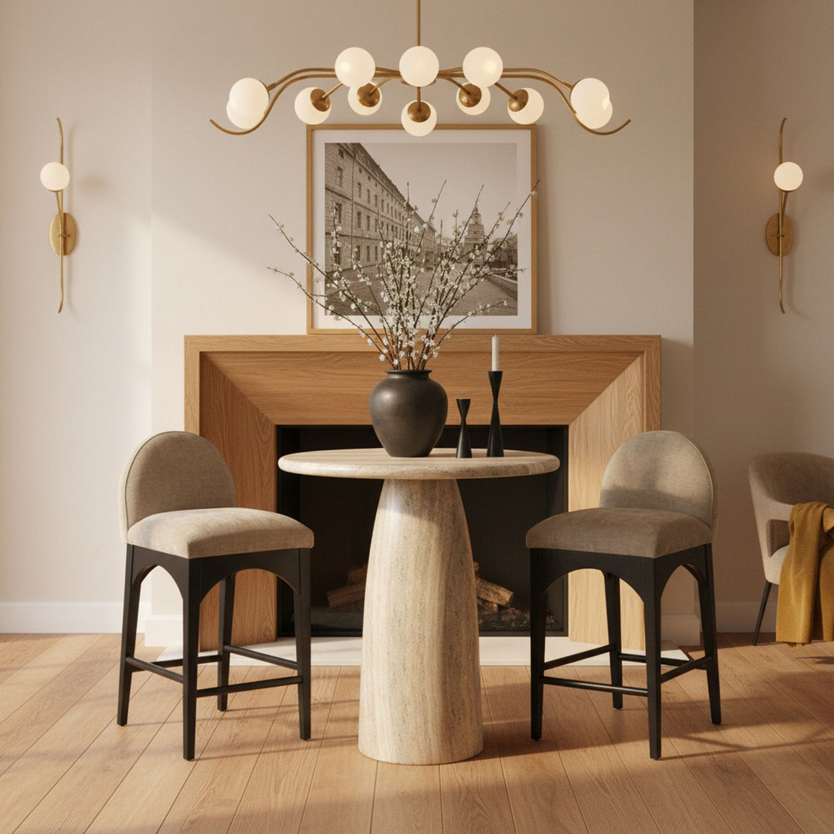 Cosenza - Concrete Indoor / Outdoor Counter Height Table