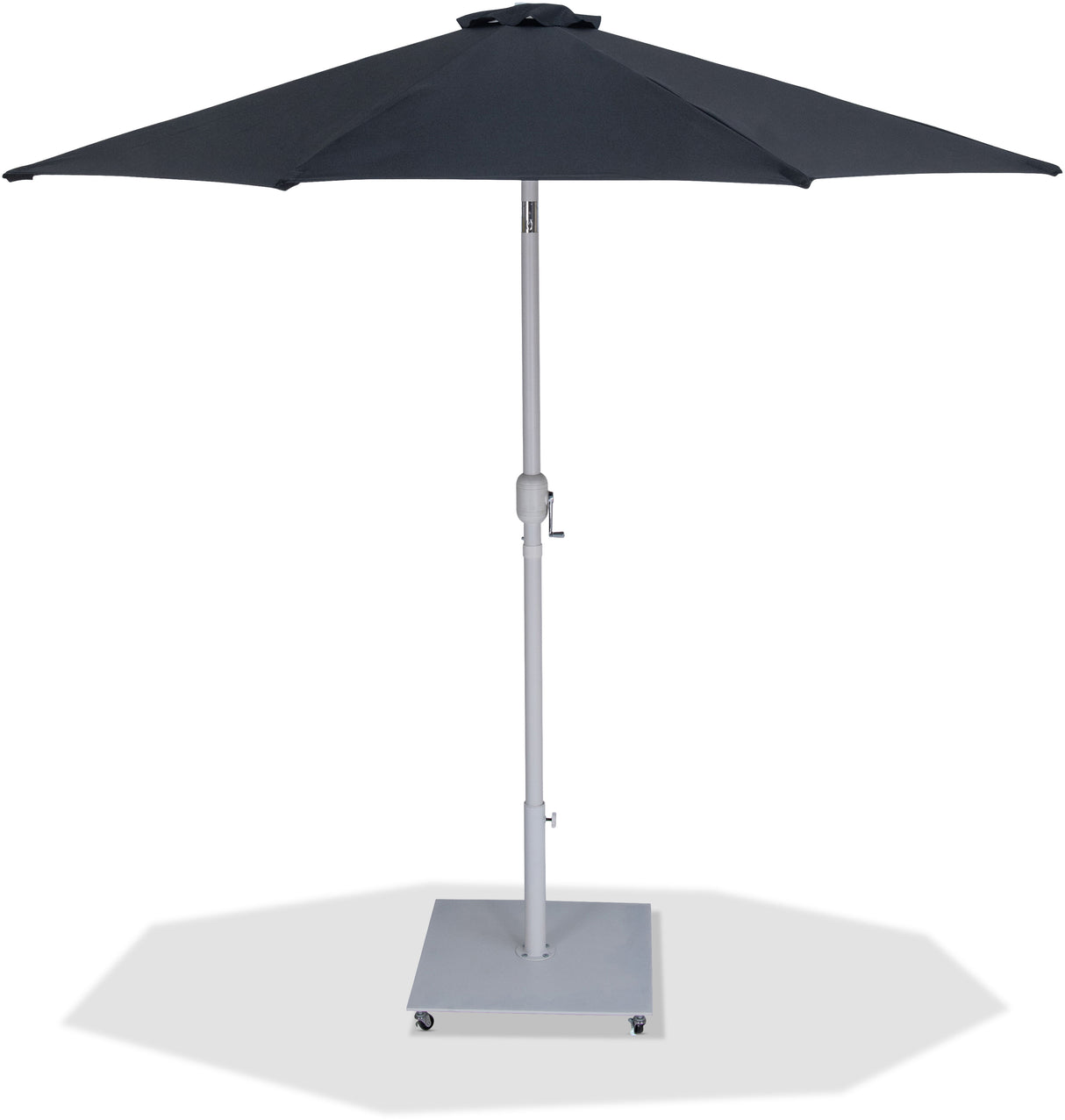 Fiji - Aluminum Patio Umbrella With Square White Base