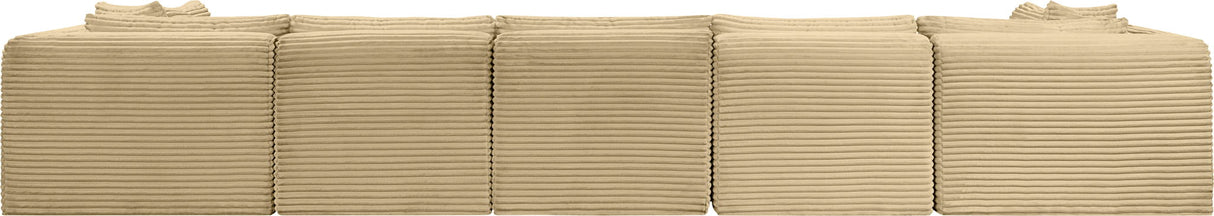 Shaggy - 7 Piece Modular U-Shaped Armless Sectional