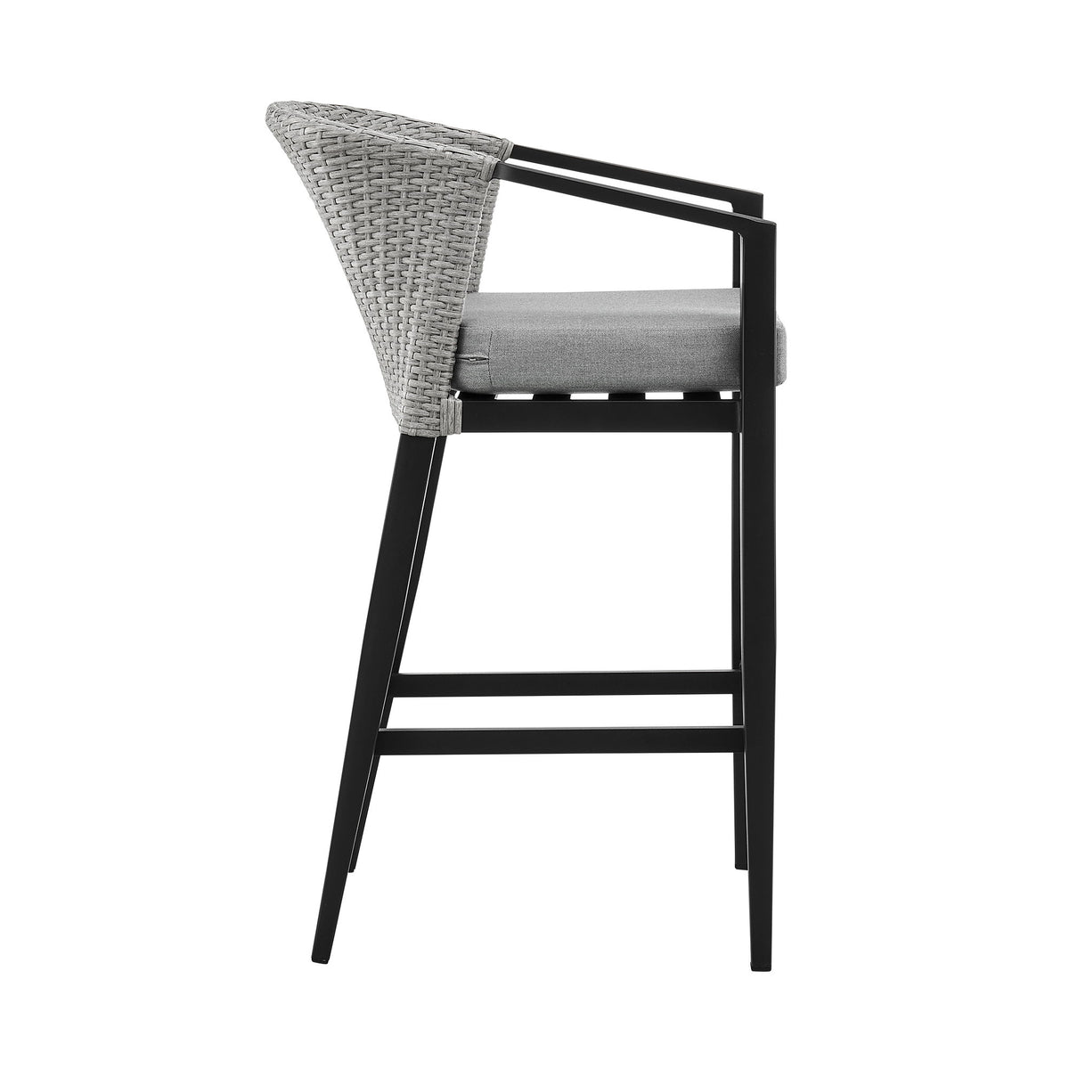 Aileen - Outdoor Patio Stool With Cushions