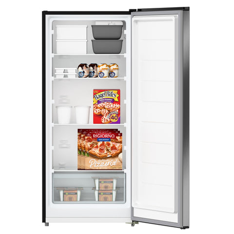 7 Cu. Ft. Garage Ready Convertible Upright Freezer/Refrigerator in Stainless Steel (KM-RUF-7S-SS)