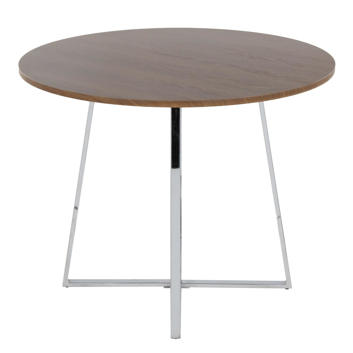 Cosmo - Canary Dining Table - Chrome Metal Base