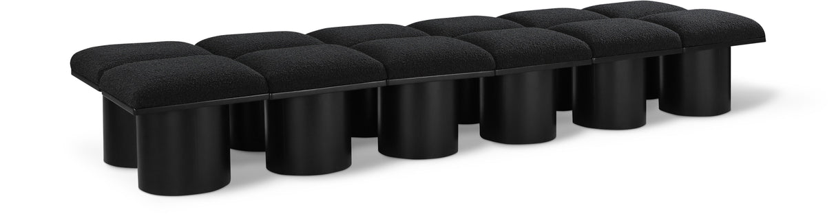 Pavilion - 12 Piece Modular Bench With Black Base