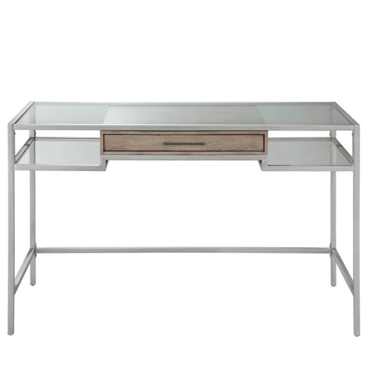 Adela - Writing Desk - Antique Silver