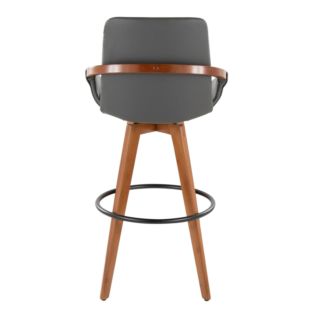 Cosmo - Fixed-Height Barstool - Walnut Bamboo Base