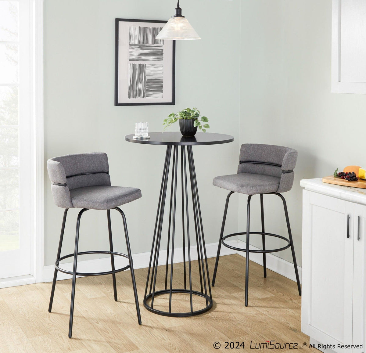 Canary - Bar Table - Black Metal