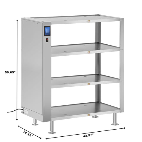 Four-Shelve Commercial Take Out Warmer Cabinet with Touch Screen in Stainless-Steel, UL and NSF Listed (KM-WSC-T4)