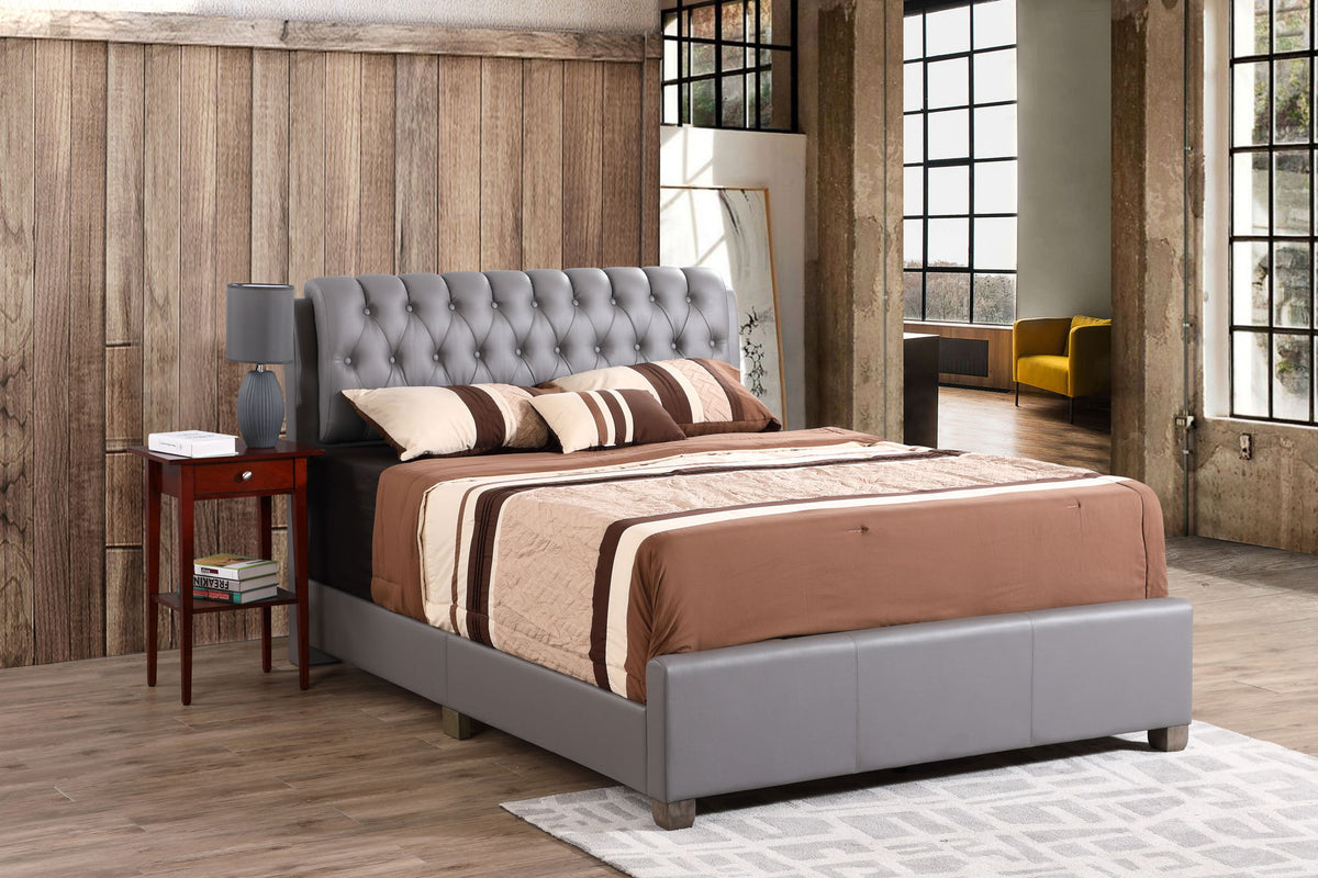 Tufted Upholstered Bed