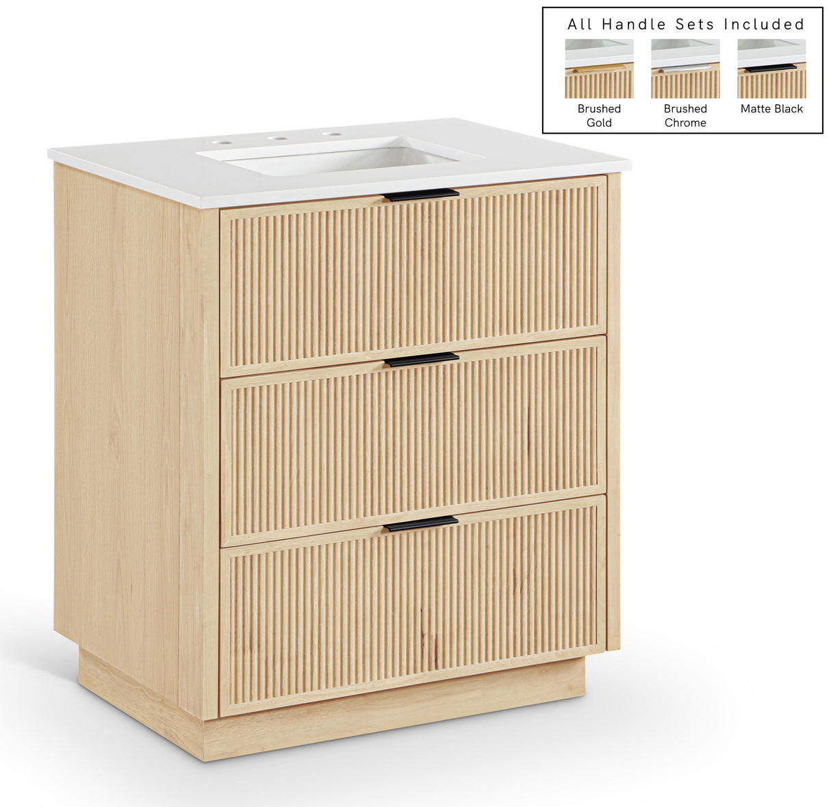 Willard - Engineered Stone And Solid Wood Bathroom Vanity