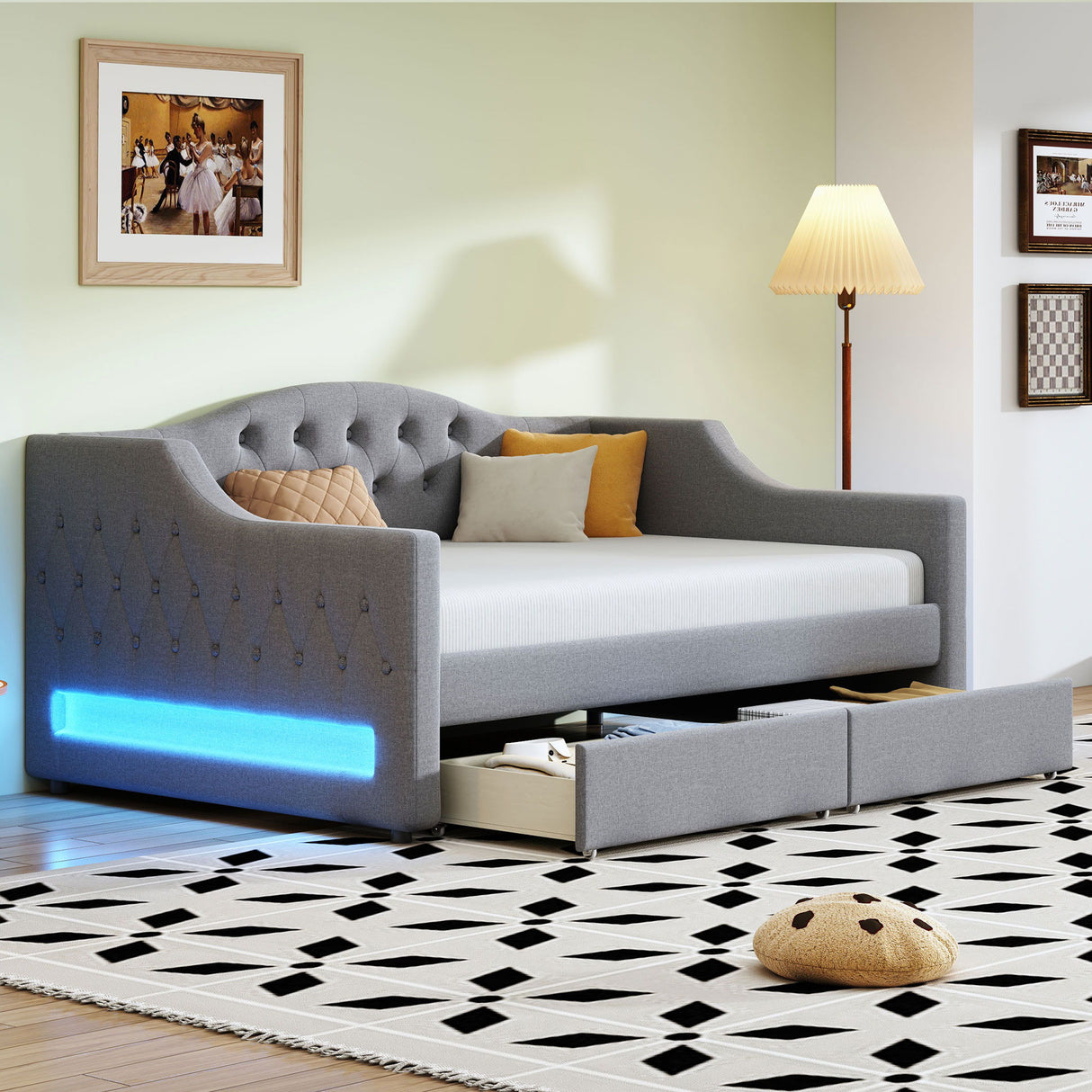 Daybed With LED Belt
