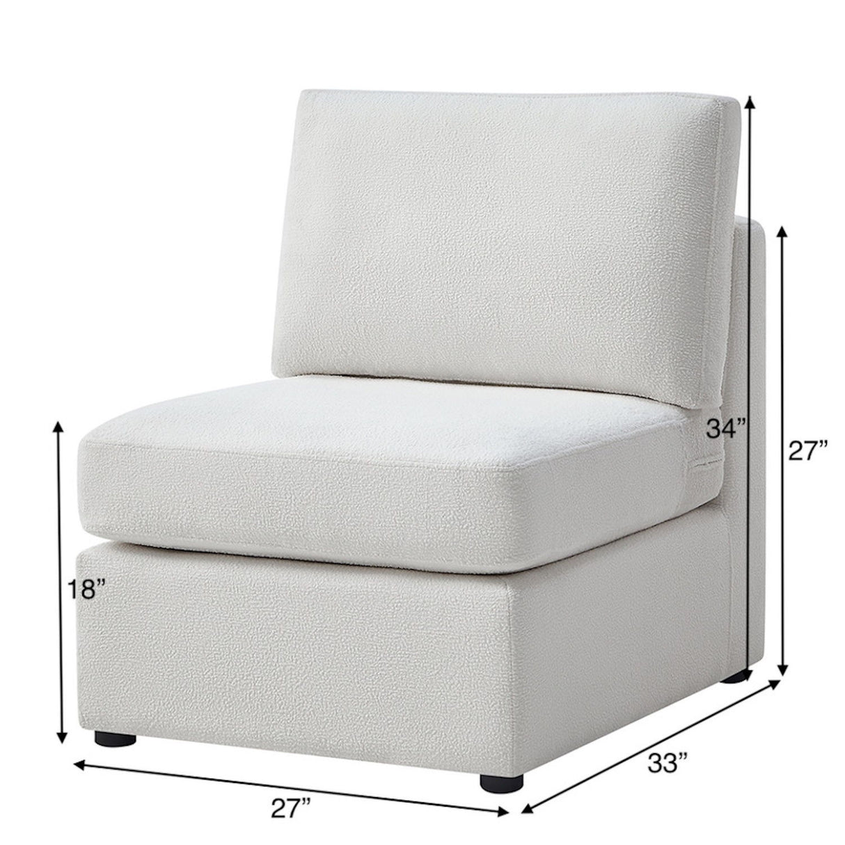 Chauncy - Armless Slipper Chair