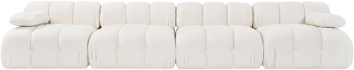 Orin - Velvet 4 Piece Modular Sofa